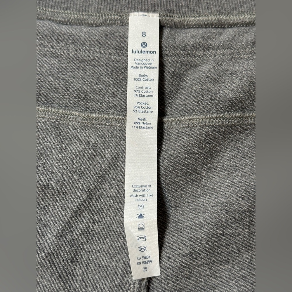 Lululemon Scuba High-Rise Jogger *French Terry - Heathered Core Ultra Light Grey - Picture 12 of 13
